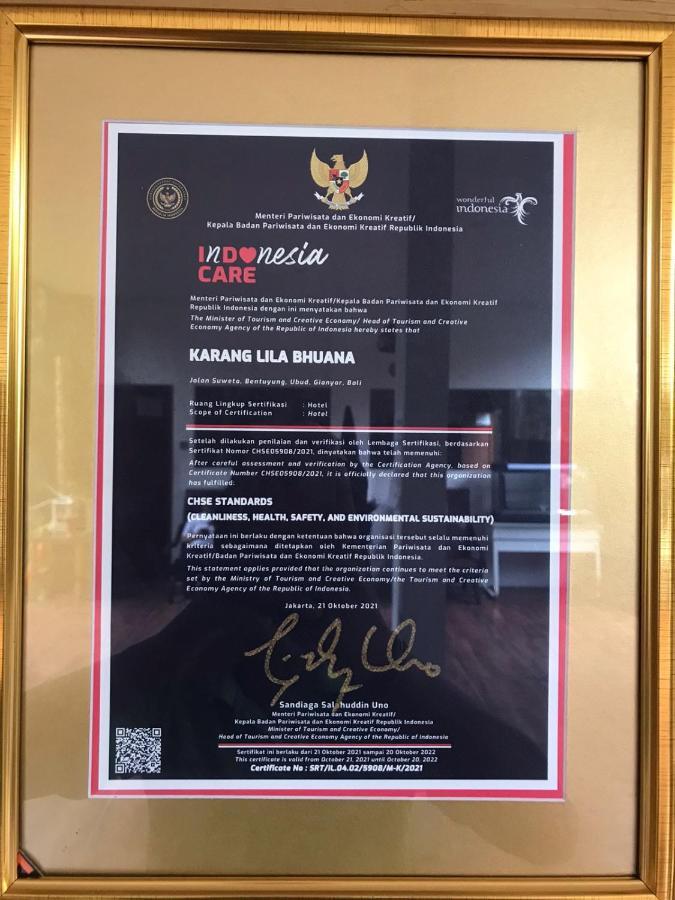 Karang Lila Bhuana Ubud Eksteriør bilde